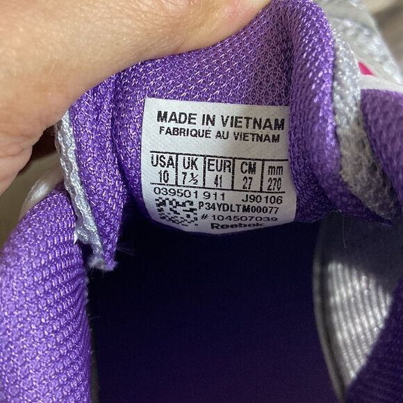 Reebok DMX Ride Sneakers gray pink Shoes size 10 - Picture 5 of 12